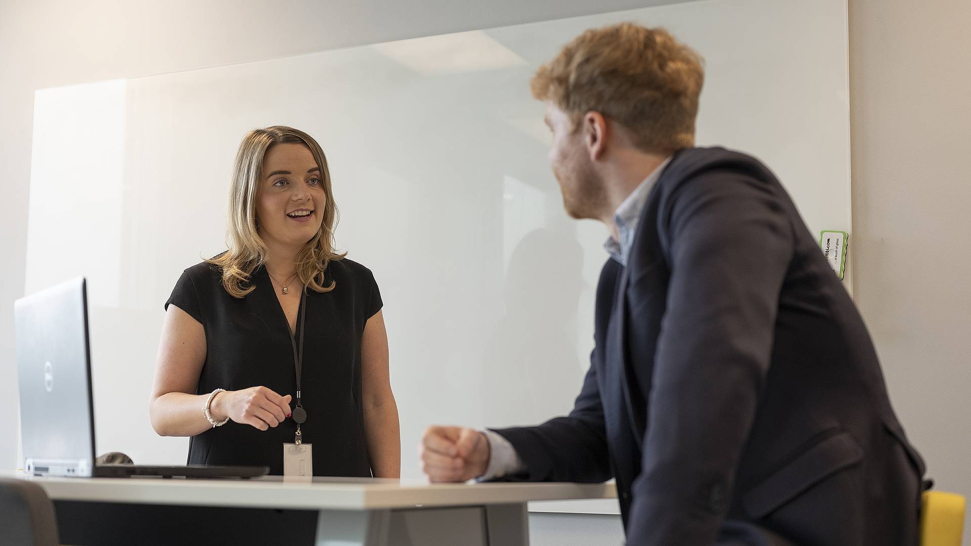 Office - two people in meeting